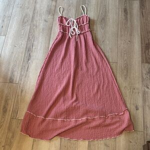 See You Monday Pink Maxi Dress